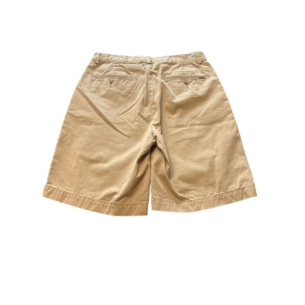 Polo Ralph Lauren 100% Cotton Twill Khaki Chino Shorts Men's Size 31
